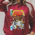Star Wars Battle Pose Comic Book Cover Graphic T-Shirt Raglan Sleeve Sweatshirt Heather Dust