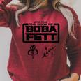 Star Wars The Book Of Boba Fett Armor Symbols V-2 Raglan Sleeve Sweatshirt Heather Dust