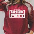 Star Wars The Book Of Boba Fett Logo V-3 Raglan Sleeve Sweatshirt Heather Dust