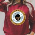 Star Wars The Book Of Boba Fett Meet The New Boss Logo Raglan Sleeve Sweatshirt Heather Dust
