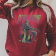 Star Wars The Book Of Boba Fett Retro Poster V-2 Raglan Sleeve Sweatshirt Heather Dust