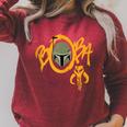 Star Wars The Book Of Boba Fett Street Art Raglan Sleeve Sweatshirt Heather Dust