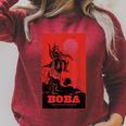 Star Wars The Book Of Boba Fett Vintage Poster Raglan Sleeve Sweatshirt Heather Dust
