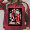 Star Wars The Book Of Boba Fett Vintage Poster V-3 Raglan Sleeve Sweatshirt Heather Dust Star Wars The Book Of Boba Fett Vintage Poster V-3 Raglan Sleeve Sweatshirt Heather Dust