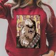 Star Wars Chewbacca Comic Book Character Portrait Raglan Sleeve Sweatshirt Heather Dust Star Wars Chewbacca Comic Book Character Portrait Raglan Sleeve Sweatshirt Heather Dust