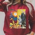 Star Wars Comic Books Battles Darth Vader And Stormtroopers Raglan Sleeve Sweatshirt Heather Dust