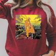Star Wars The Mandalorian Din Djarin Comic Book Raglan Sleeve Sweatshirt Heather Dust