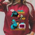 Star Wars Vader Luke Leia Epic Comic Book Teaser T-Shirt Raglan Sleeve Sweatshirt Heather Dust Star Wars Vader Luke Leia Epic Comic Book Teaser T-Shirt Raglan Sleeve Sweatshirt Heather Dust