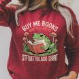 STFUATTDLAGG Shirt Buy Me Books Raglan Sleeve Sweatshirt Heather Dust