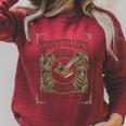 Storyteller's Guild For Book Lovers Raglan Sleeve Sweatshirt Heather Dust