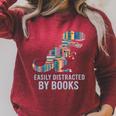 Stuffed T Rex Trex Stuffy Books Nerds Dinosaur Costume Trex Raglan Sleeve Sweatshirt Heather Dust