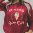 Summer Book Club Raglan Sleeve Sweatshirt Heather Dust Summer Book Club Raglan Sleeve Sweatshirt Heather Dust