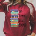 My Summer Is All Booked Book Reading Bookworm Men Women Girls Kids Raglan Sleeve Sweatshirt Heather Dust
