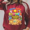 Summer Reading 2026 Unearth a Story Book Reading Raglan Sleeve Sweatshirt Heather Dust Summer Reading 2026 Unearth a Story Book Reading Raglan Sleeve Sweatshirt Heather Dust