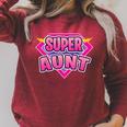 Super Aunt Superhero Grandmother Comic Book Matching Raglan Sleeve Sweatshirt Heather Dust Super Aunt Superhero Grandmother Comic Book Matching Raglan Sleeve Sweatshirt Heather Dust