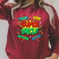 Superhero Uncle Costume For Men Comic Book Birthday Raglan Sleeve Sweatshirt Heather Dust Superhero Uncle Costume For Men Comic Book Birthday Raglan Sleeve Sweatshirt Heather Dust