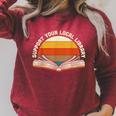 Support Your Local Library Best Library Love To Read Books Raglan Sleeve Sweatshirt Heather Dust