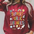 Support Public Libraries Reading Book Nerd Bookworm Literacy Raglan Sleeve Sweatshirt Heather Dust Support Public Libraries Reading Book Nerd Bookworm Literacy Raglan Sleeve Sweatshirt Heather Dust