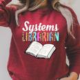 Systems Librarian Leopard Print Library Book Graphic Premium Tri-Blend Raglan Sleeve Sweatshirt Heather Dust Systems Librarian Leopard Print Library Book Graphic Premium Tri-Blend Raglan Sleeve Sweatshirt Heather Dust