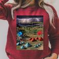 Tales Of Epithumia Book 2 Premium Tri-Blend Raglan Sleeve Sweatshirt Heather Dust
