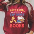Tap Dancer Girl Who Loves Tap Dance & Books Raglan Sleeve Sweatshirt Heather Dust