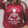 My Tbr Will Be The Death Reading Book Lover Bookworm Reader Raglan Sleeve Sweatshirt Heather Dust