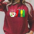 Tea And Bookworm Love Books And Tea Raglan Sleeve Sweatshirt Heather Dust Tea And Bookworm Love Books And Tea Raglan Sleeve Sweatshirt Heather Dust