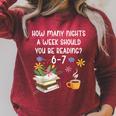 Teacher 67 Six Seven Meme Reading 6-7 Book Lover Raglan Sleeve Sweatshirt Heather Dust