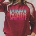 Teaching Pun Literacy Is My Jam Librarian Book Lover Teacher Raglan Sleeve Sweatshirt Heather Dust