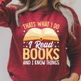 That's What I Do I Read Books And I Know Things Raglan Sleeve Sweatshirt Heather Dust That's What I Do I Read Books And I Know Things Raglan Sleeve Sweatshirt Heather Dust