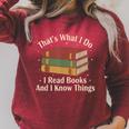 That's What i Do i Read Books And i Know Things Vintage Art Raglan Sleeve Sweatshirt Heather Dust That's What i Do i Read Books And i Know Things Vintage Art Raglan Sleeve Sweatshirt Heather Dust