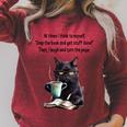 At Times I Think To Myself Drop The Book And Get Stuff Done Raglan Sleeve Sweatshirt Heather Dust
