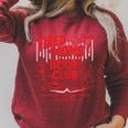 Tired Moms Book Club Chaos And Chapters Raglan Sleeve Sweatshirt Heather Dust