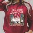 Tired Moms Book Club Coffee Chaos & Chapters Mother's Day Raglan Sleeve Sweatshirt Heather Dust Tired Moms Book Club Coffee Chaos & Chapters Mother's Day Raglan Sleeve Sweatshirt Heather Dust