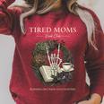 Tired Moms Book Club Dark Floral Coffee Skeleton Raglan Sleeve Sweatshirt Heather Dust Tired Moms Book Club Dark Floral Coffee Skeleton Raglan Sleeve Sweatshirt Heather Dust