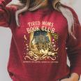 Tired Moms Book Club Night City Coffee Chaos Reading Raglan Sleeve Sweatshirt Heather Dust Tired Moms Book Club Night City Coffee Chaos Reading Raglan Sleeve Sweatshirt Heather Dust