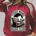 Tired Moms Book Club Raglan Sleeve Sweatshirt Heather Dust Tired Moms Book Club Raglan Sleeve Sweatshirt Heather Dust