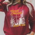 Tired Moms Book Club Reading Books Lovers Mom For Mothers Raglan Sleeve Sweatshirt Heather Dust Tired Moms Book Club Reading Books Lovers Mom For Mothers Raglan Sleeve Sweatshirt Heather Dust