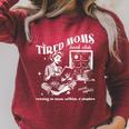 Tired Moms Book Club Reading Mom Book Lovers Mother's Day Raglan Sleeve Sweatshirt Heather Dust Tired Moms Book Club Reading Mom Book Lovers Mother's Day Raglan Sleeve Sweatshirt Heather Dust