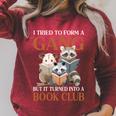 I Tried To Form A Gang But It Turned Into Book Club Raglan Sleeve Sweatshirt Heather Dust