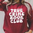 True Crime Book Club Raglan Sleeve Sweatshirt Heather Dust