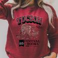Tucson Festival Of Book Merch TFOB 2026 Critter Jaguar Raglan Sleeve Sweatshirt Heather Dust Tucson Festival Of Book Merch TFOB 2026 Critter Jaguar Raglan Sleeve Sweatshirt Heather Dust
