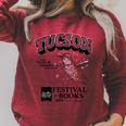 Tucson Festival Of Books TFOB 2010 Hummingbird Mascot Raglan Sleeve Sweatshirt Heather Dust