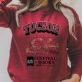 Tucson Festival Of Books TFOB 2019 Javelina Mascot Raglan Sleeve Sweatshirt Heather Dust