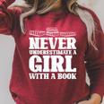 Never Underestimate a Girl With a Book Aesthetic Graphic Raglan Sleeve Sweatshirt Heather Dust Never Underestimate a Girl With a Book Aesthetic Graphic Raglan Sleeve Sweatshirt Heather Dust