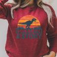 Unearth A Story Dinosaur Reader Book Lover 2026 Raglan Sleeve Sweatshirt Heather Dust