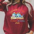 Unearth a Story Summer Reading 2026 Dinosaur Books Dino Raglan Sleeve Sweatshirt Heather Dust Unearth a Story Summer Reading 2026 Dinosaur Books Dino Raglan Sleeve Sweatshirt Heather Dust