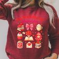 Valentines Reading Book Lover All Booked For Valentine's Day Raglan Sleeve Sweatshirt Heather Dust Valentines Reading Book Lover All Booked For Valentine's Day Raglan Sleeve Sweatshirt Heather Dust