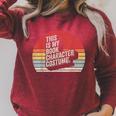 Vintage This Is My Book Character Costume Halloween Raglan Sleeve Sweatshirt Heather Dust Vintage This Is My Book Character Costume Halloween Raglan Sleeve Sweatshirt Heather Dust