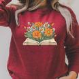 Vintage Book Lover Teacher Wildflowers Reading Read Graphic Raglan Sleeve Sweatshirt Heather Dust Vintage Book Lover Teacher Wildflowers Reading Read Graphic Raglan Sleeve Sweatshirt Heather Dust